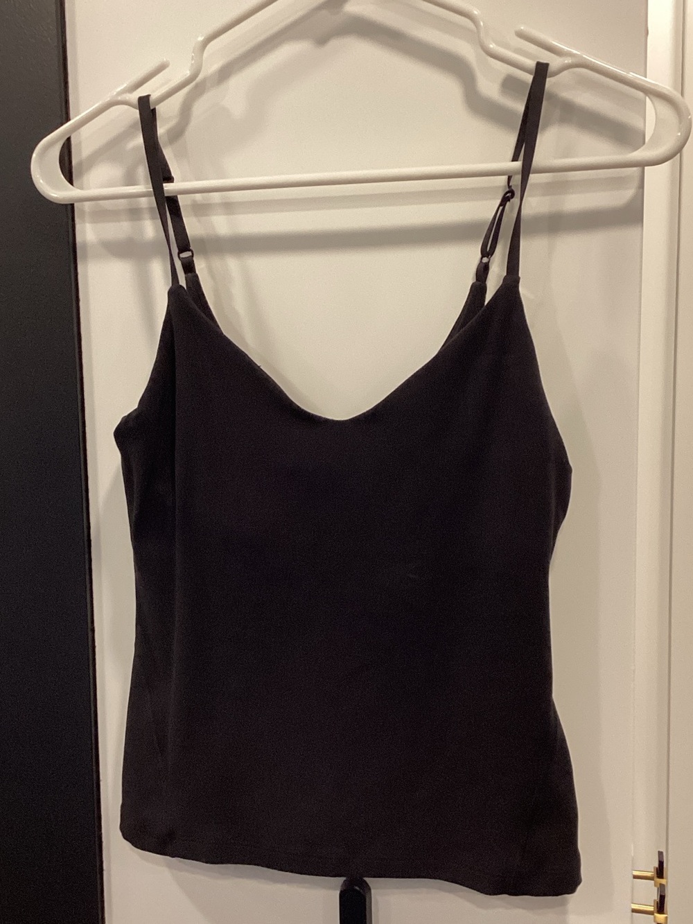 lululemon athletica Black Adjustable-Strap Camisole